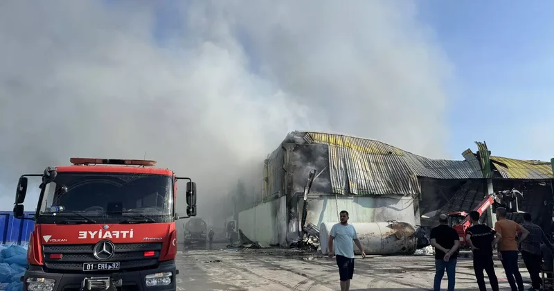Adana da korkutan yangın!
