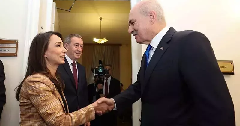 TBMM Başkanı Kurtulmuş, DEM Parti, İYİ Parti, Yeni Yol Partisi ve HÜDA PAR Genel Başkanı Yapıcıoğlu nu ziyaret etti