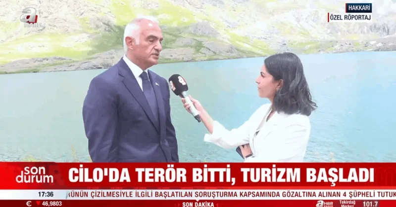 Kültür ve Turizm Bakanı Nuri Ersoy Türkiye’nin yükselen değeri Hakkari’de konuştu: “Doğa tutkunlarının uğrak noktası olacak”