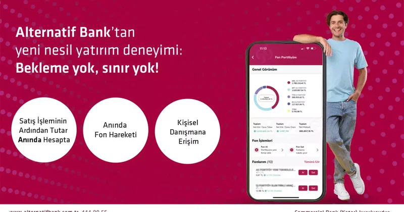 Alternatif Bank, yatırım fonlarına dair kullanıcı deneyimini yeniledi