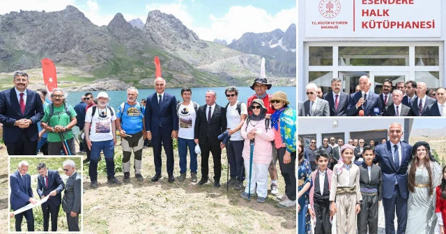 Bakan Ersoy Terörsüz Türkiye de Hakkâri ye çıkarma yaptı: Bu coğrafya artık terörle değil yatırımlarla, kültürle ve turizmle anılıyor Hakkâri Haberleri