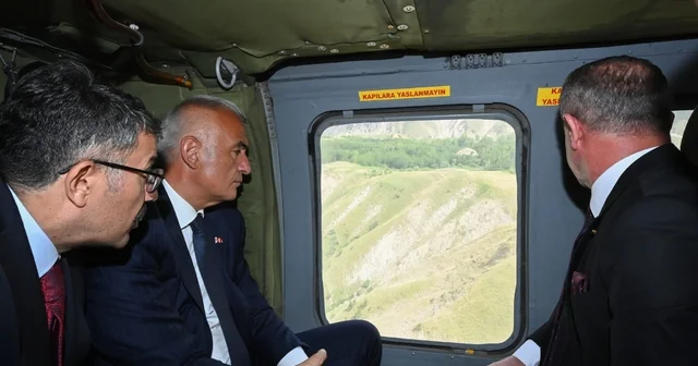Kültür ve Turizm Bakanı Ersoy, Hakkari de incelemelerde bulundu Van Haberleri