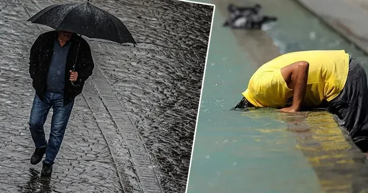 Hafta sonu iki kentte sıcaklık 40 dereceye çıkacak! Birçok ile sağanak geliyor... İşte Meteoroloji nin uyardığı iller
