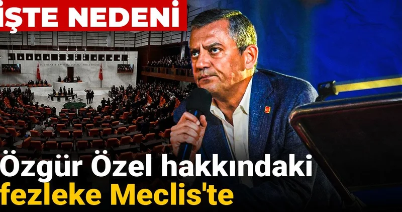 Özgür Özel hakkındaki fezleke Meclis te! İşte nedeni