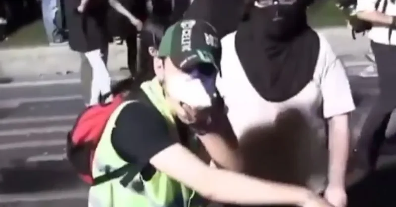 Saraçhane de Müslümanlara idam tehdidi yapan yüzü maskeli şahıs gözaltına alındı!