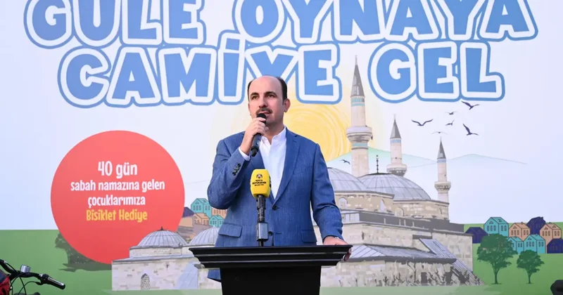 Konya’da “Güle oynaya cami gel” projesi ile camiler cıvıl cıvıl