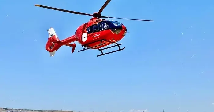 Diyarbakır da ambulans helikopter el bileği tendonu kesilen kişi için havalandı