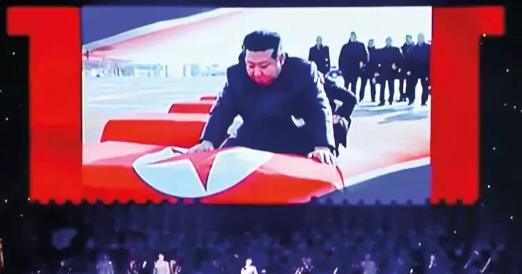 Rusya’da ölen askerlere veda... Kim’in gözleri doldu