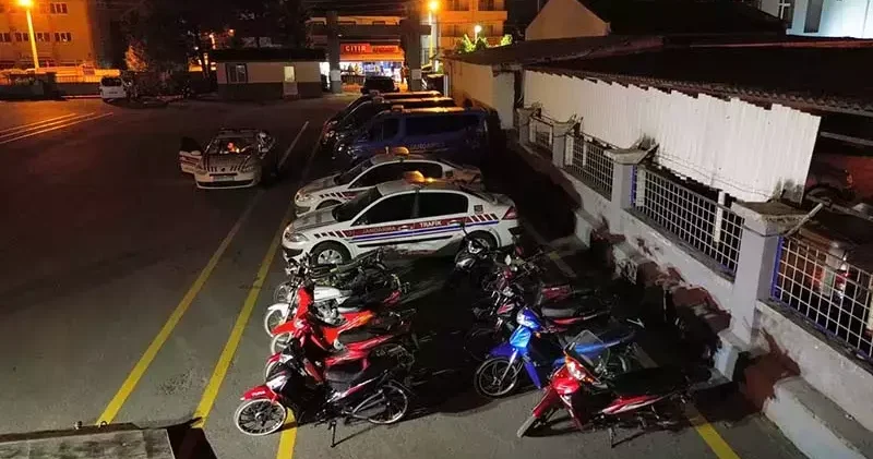 Sakarya’da 16 bin 466 motosiklet kontrol edildi, 448 sürücü trafikten men edildi
