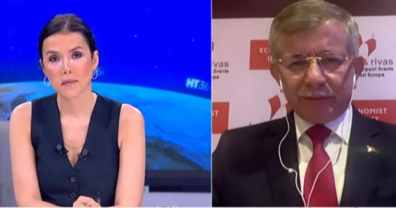 Gelecek Partisi Lideri Ahmet Davutoğlu, Atina daki toplantıdan Habertürk e açıklamalarda bulundu Dış Haberler