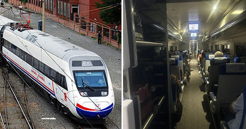İstanbul Ankara seferini yapan hızlı trende yağış nedeniyle arıza: 1 buçuk saat yolda kaldı