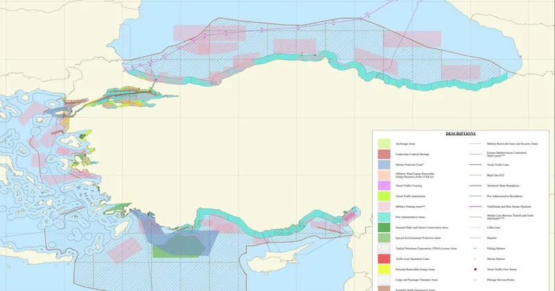 Türkiye nin yeni Deniz Koruma Alanları ulusal Deniz Planlama Haritasına eklendi