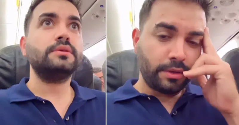 Uçakta mahsur kalan Kadir Ezildi isyan etti: Yandık, bittik
