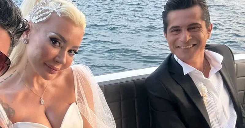 Duygu Kumarki İsmail Hacıoğlu çifti bir kez daha nikâh masasına oturdu Sözcü Gazetesi