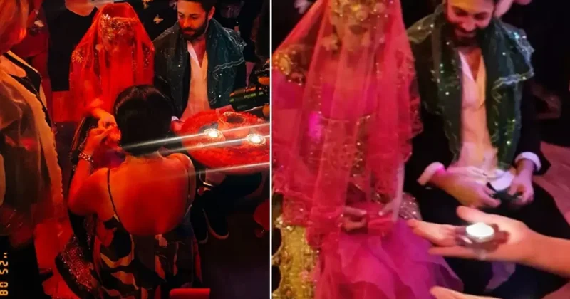 3 Ağustos ta nikAh var! Ünlü çiftin kına gecesi görüntüleri sızdı