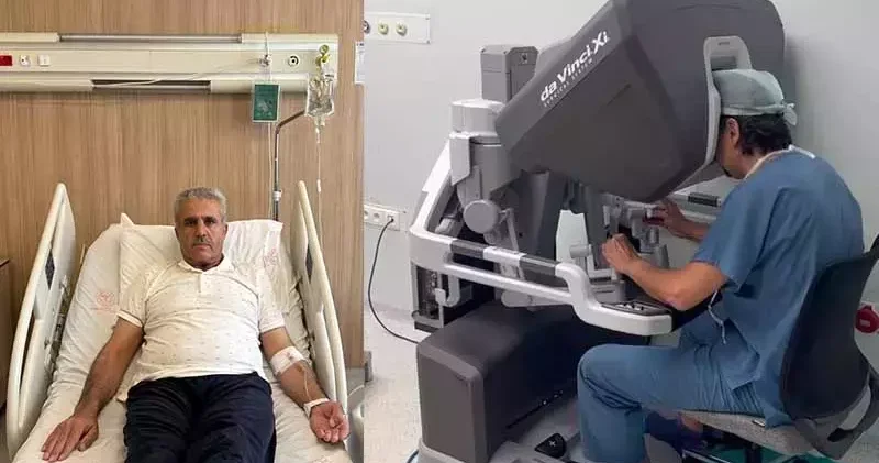 Mide kanserini robotik cerrahi ile yendi