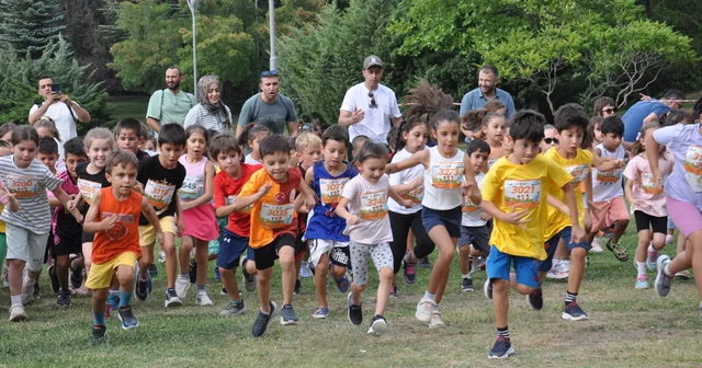 Eskişehirli çocuklar, spora dikkati çekmek için koştu Eskişehir Haberleri