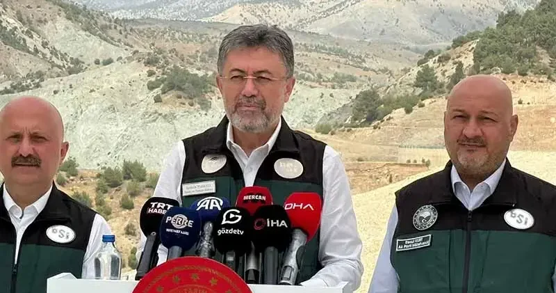 Bakan Yumaklı, Adıyaman da; Çetintepe Barajı nda su tutma aşaması başladı