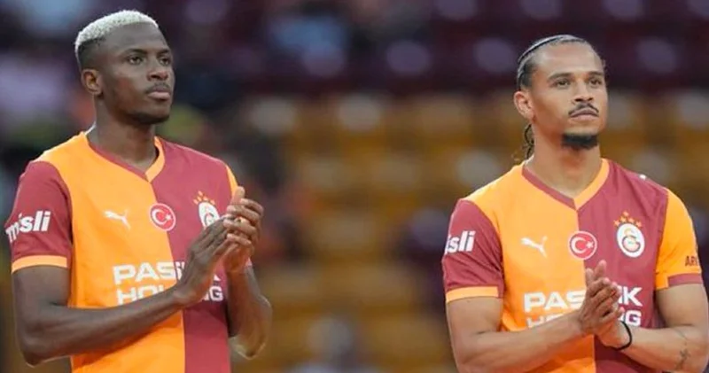 Galatasaray Osimhen ve Sane için imza töreni yaptı: Dursun Özbek’ten flaş açıklama
