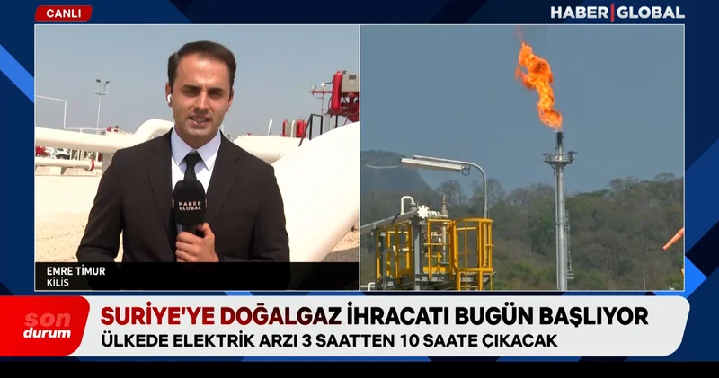 Azerbaycan gazı Suriye ye akıyor: 5 milyon hanenin elektrik ihtiyacı karşılanmış olacak