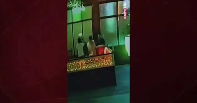 Çorum’da imam düşen çocuğu havada yakaladı: O anlar kamerada