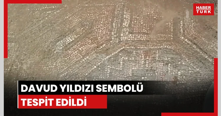 Haç motifi bulunan Davud Yıldızı sembolü tespit edildi