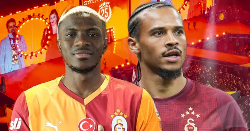 Galatasaray da büyük şölen: Osimhen ve Sane sahnede! Galatasaray Haberleri