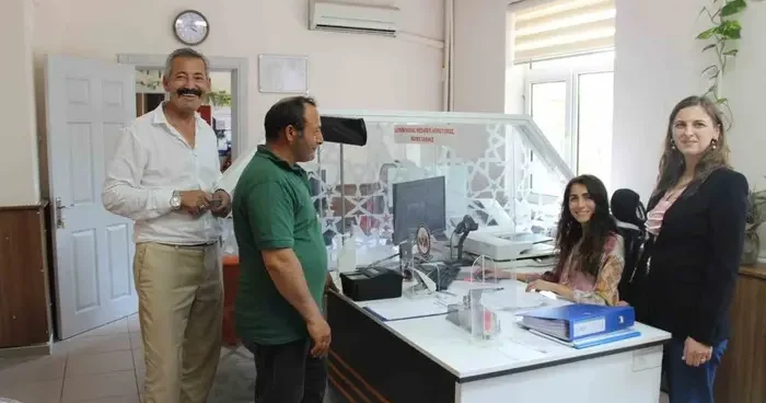 Yoğun ve fedakar çalışma ile ilçe halkının takdirini kazandılar
