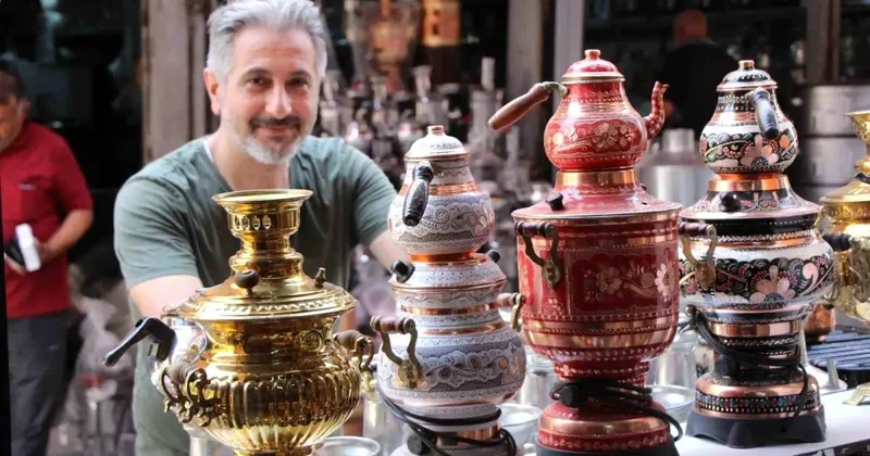 Baba mirasına sahip çıktı: Semaver ustası tek başına mücadele veriyor