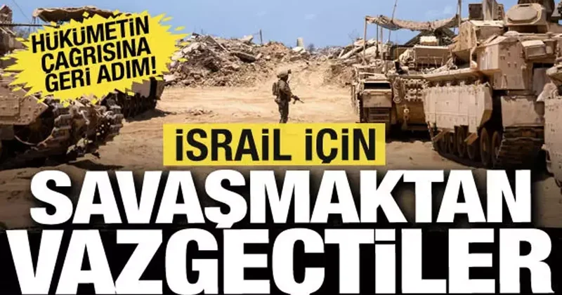 İsrail Gazze ye operasyon için harekete geçti: Askerler çağrıya yanıt vermedi