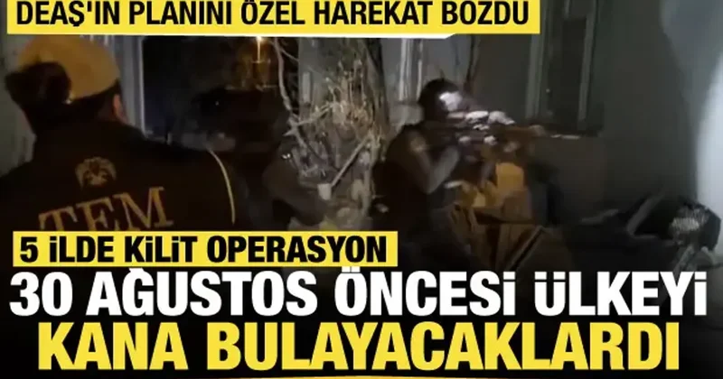 Yakalanmasalardı 30 Ağustos öncesi ülkeyi kana bulacaklardı