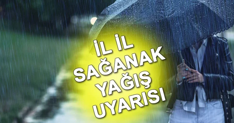 HAVA DURUMU 2 EYLÜL Meteoroloji den il il sağanak yağış uyarısı! Ankara, İzmir ve İstanbul hava durumu raporu
