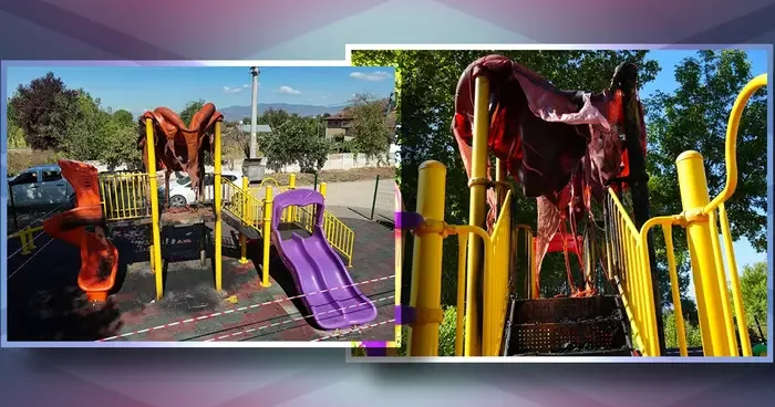 Vandallar her yerde! Çocukların oyun alanını yaktılar: Düzce Belediyesi suç duyurusunda bulundu