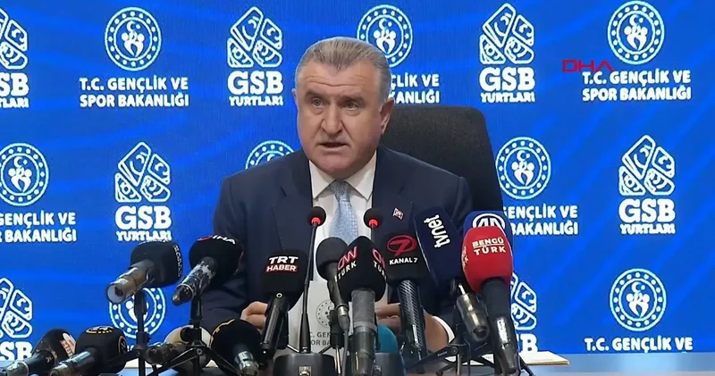 Gençlik ve Spor Bakanı Bak: Yurt başvuruları başladı