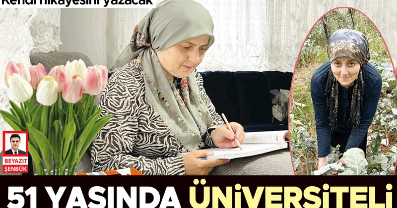 51 yaşında üniversiteli