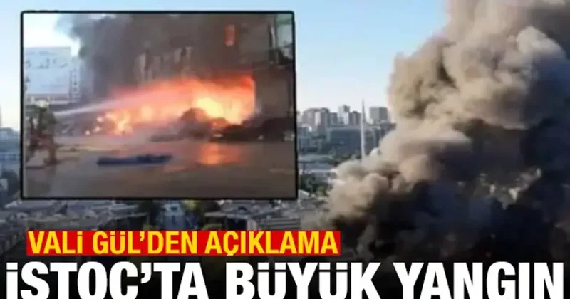 Bağcılar İSTOÇ taki büyük yangın kontrol altına alındı