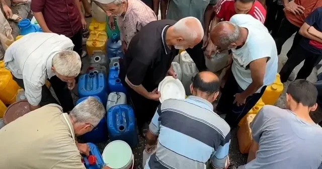 Gazze’de içme suyu yardımı yapıldı VİDEO İZLE