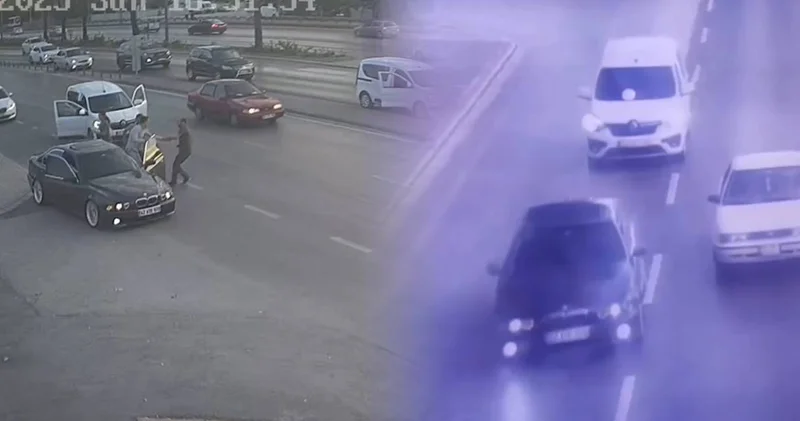 Polisten kaçtı trafiği birbirine kattı! Aracına ateş edilerek yakalandı