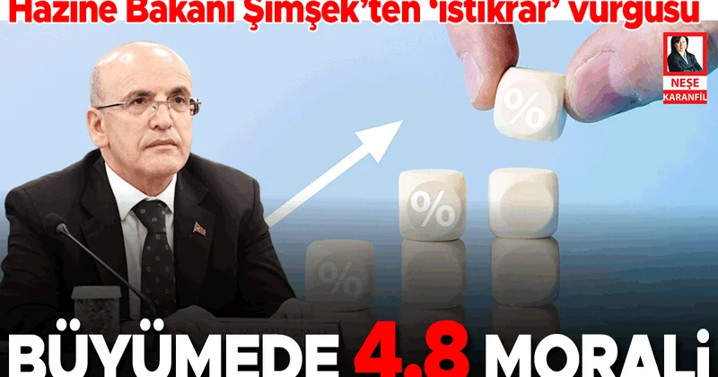 Hazine Bakanı Şimşek’ten ‘istikrar’ vurgusu: Büyüme yüzde 4.8