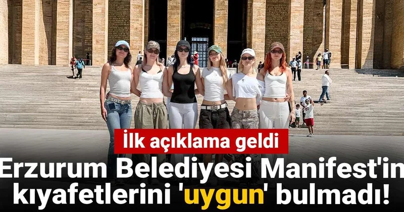 Erzurum Belediyesi Manifest in kıyafetlerini uygun bulmadı! İlk açıklama geldi