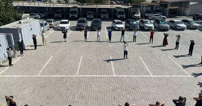 Van’da sağlık personeline egzersiz eğitimi