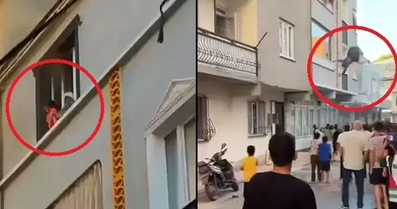 Bursa da can pazarı! Binanın 3. katından atladılar