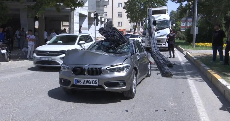 Kırmızı ışıkta fren yapan TIR facianın eşiğine getirdi