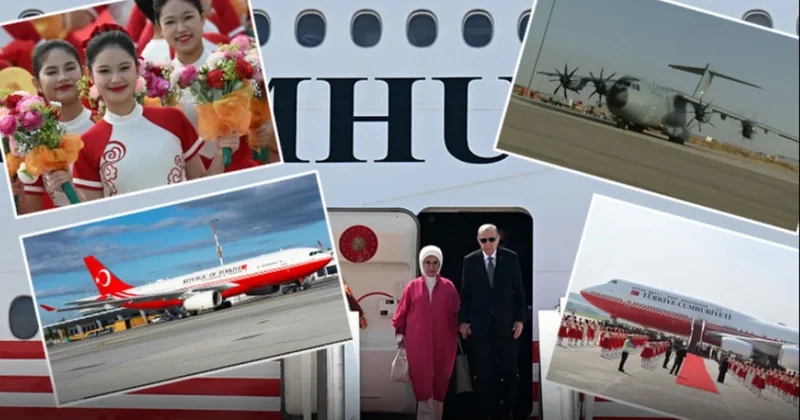 3 uçakla giden Erdoğan a dikkat çeken karşılama töreni Sözcü Gazetesi
