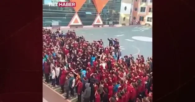 Ankara Şehit Cengiz Polat İmam Hatip Ortaokulu öğrencilerinden Küresel Sumud Filosu’na destek