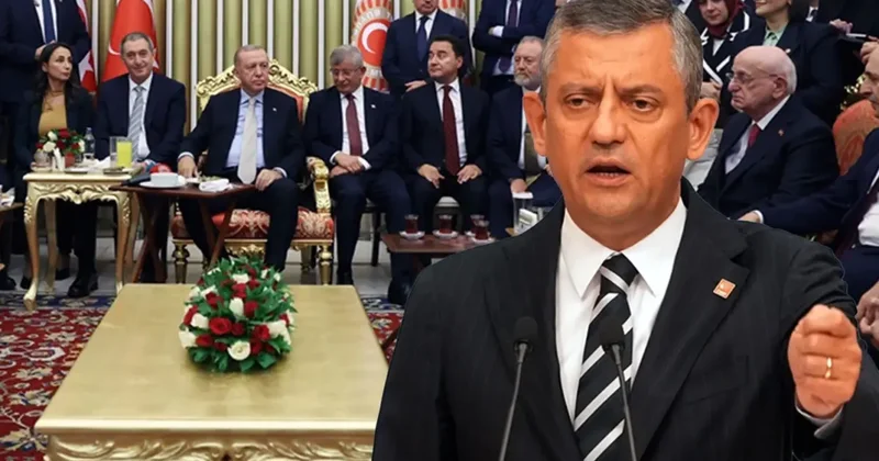 Meclis resepsiyonundaki fotoğrafa Özgür Özel den ilk yorum
