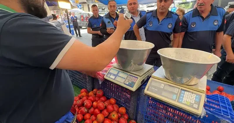 Avcılar da zabıtadan pazar denetimi