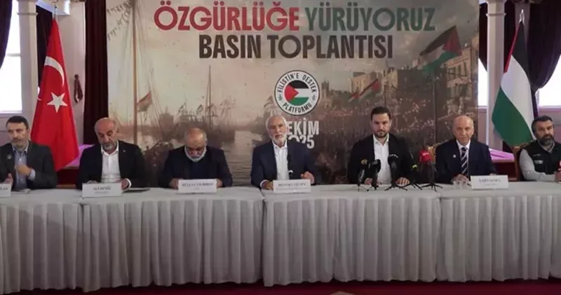 Filistin e Destek Platformu ndan Özgürlüğe Destek yürüyüşüne davet