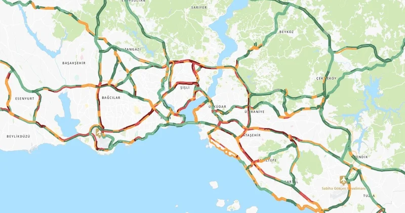 Son dakika: Depremin ardından trafik yoğunluğu! Son dakika haberleri