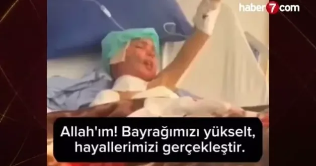 Ağır yaralanmış Gazzeli çocuğun duası duygulandırdı